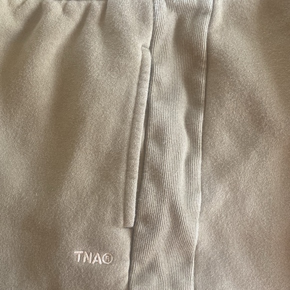 TNA Sweatfleece Cozy Fleece Boyfriend fit Green moss Size Med - Picture 9 of 9